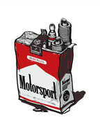 Motorsport Cigarette Pack T-Shirt – Vintage Rally Graphic Tee