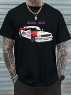 BMW E30 M3 Rally T-Shirt – Vintage Motorsport Graphic | Regular Fit, Breathable Blend