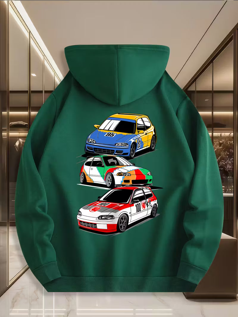 Rally Racing Hoodie – Motorsport Style for Car Enthusiasts