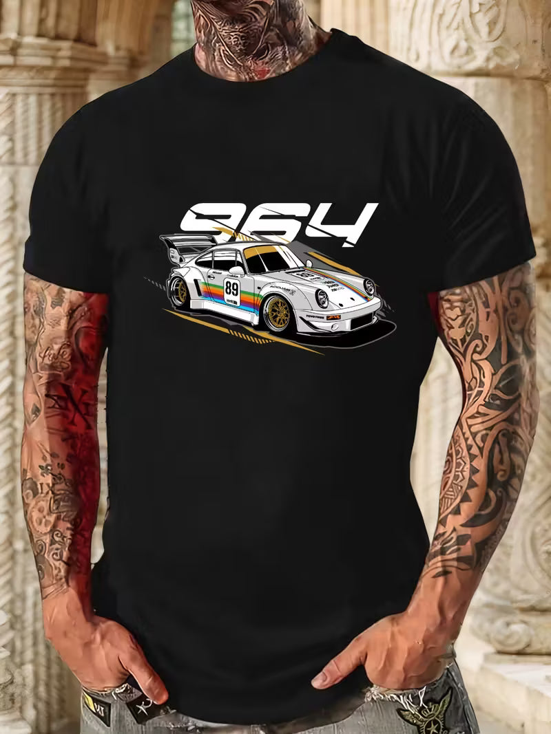 Porsche 964 Rally Tee – ‘S24’ Vintage Race Car T-Shirt