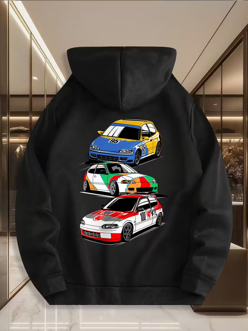 Rally Racing Hoodie – Motorsport Style for Car Enthusiasts