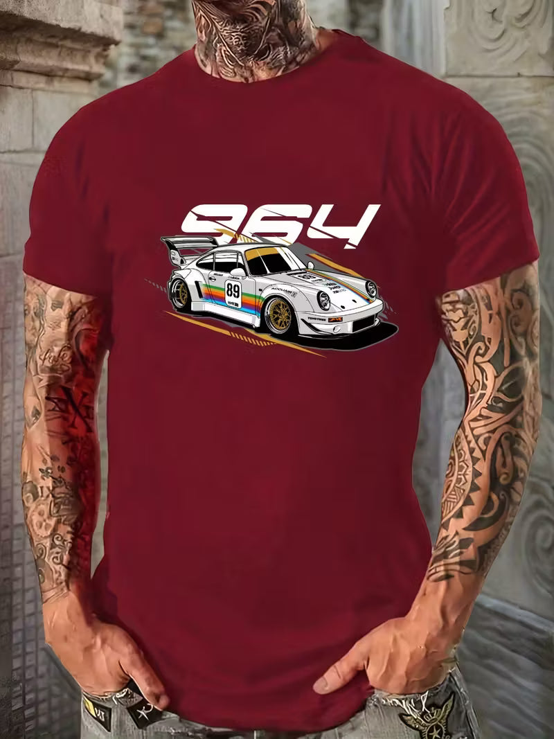 Porsche 964 Rally Tee – ‘S24’ Vintage Race Car T-Shirt