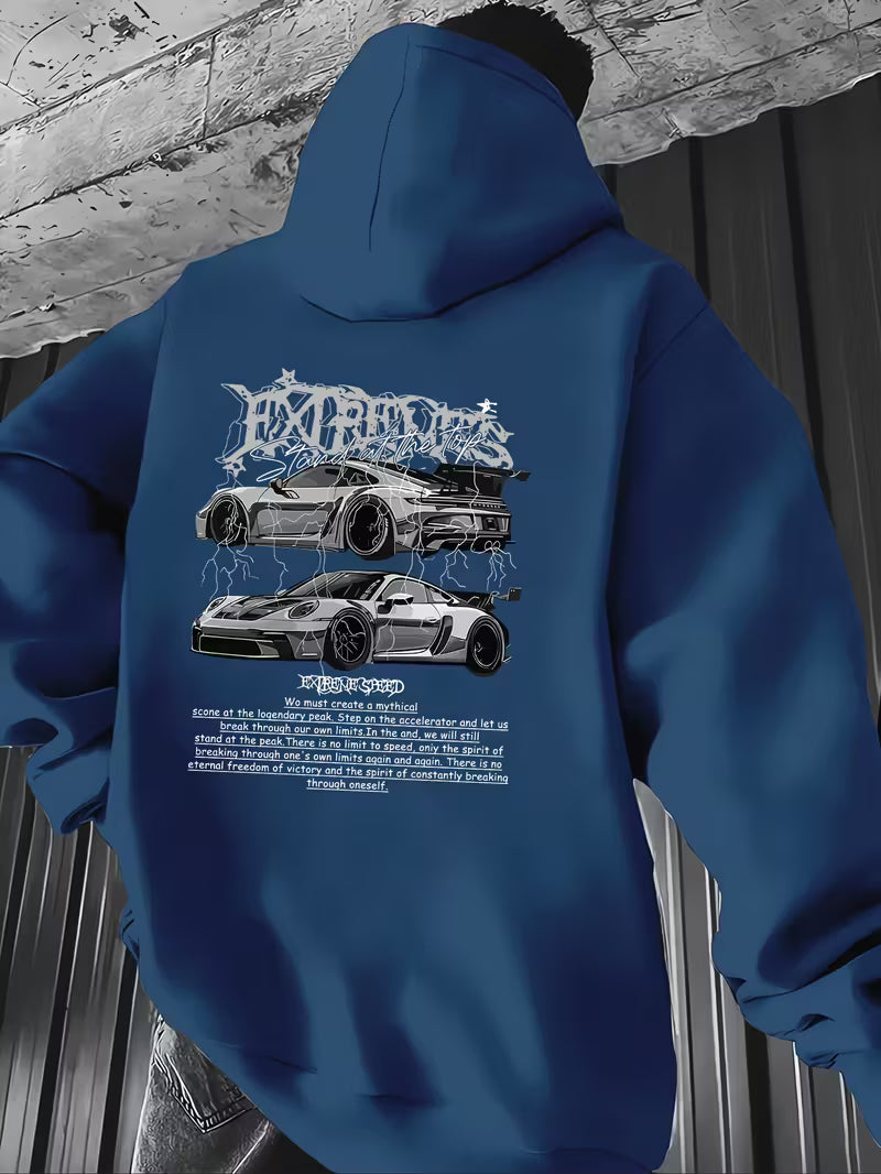 Mythical Speed Hoodie – Porsche 911 Graphic | Streetwear for Motorsport Enthusiasts