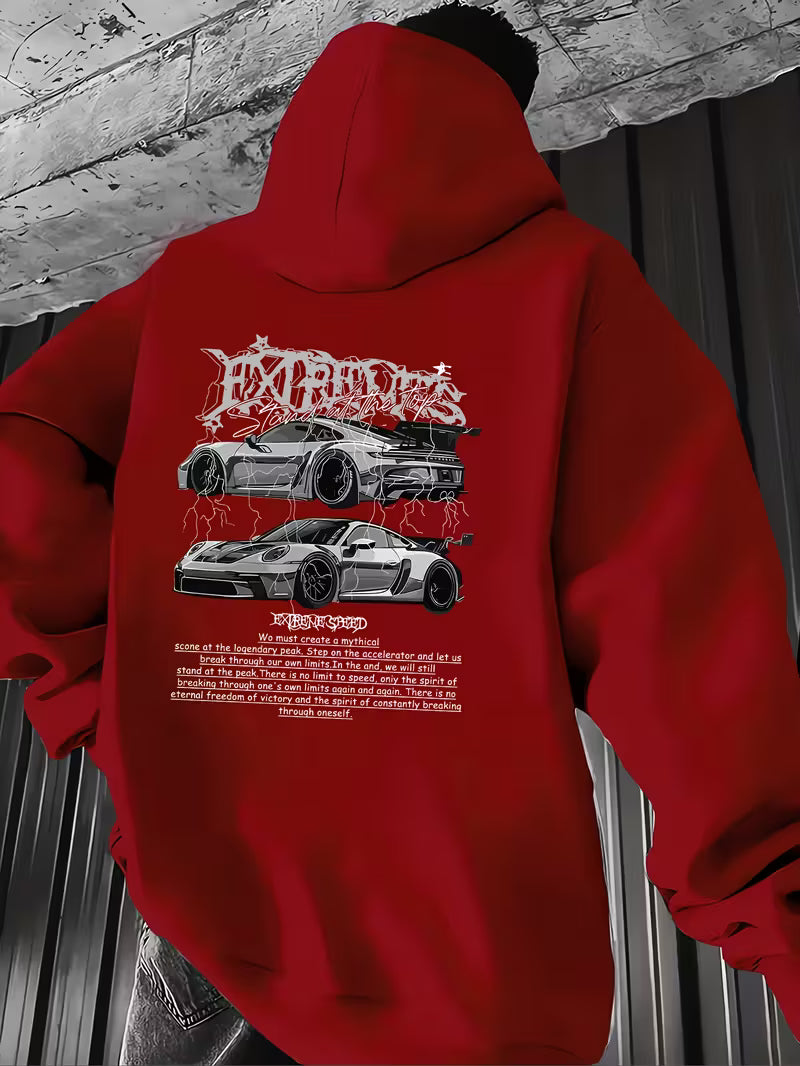Mythical Speed Hoodie – Porsche 911 Graphic | Streetwear for Motorsport Enthusiasts